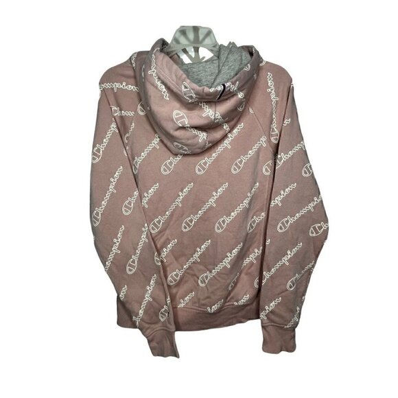 Champion Pink Drawstring Pullover Sweatshirt Hoodie w Pockets (Womens S) - Picture 8 of 10